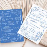 Last Splash Hand Drawn Beach Weekend Bachelorette