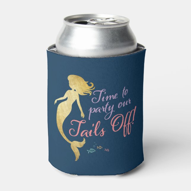 Last Splash Mermaid Bachelorette Koozie (Can Front)