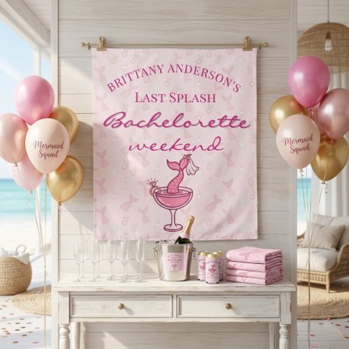 Last Splash Mermaid Bachelorette Weekend  Tapestry