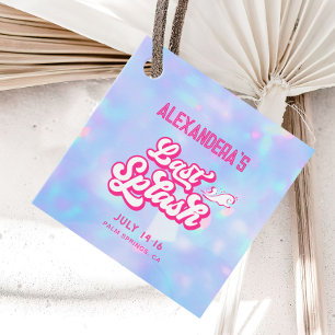 Last Splash Pool Party Bachelorette Favor Tags