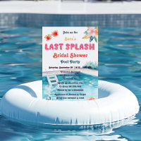 Last Splash Pool-Themed Bachelorette Bridal Shower