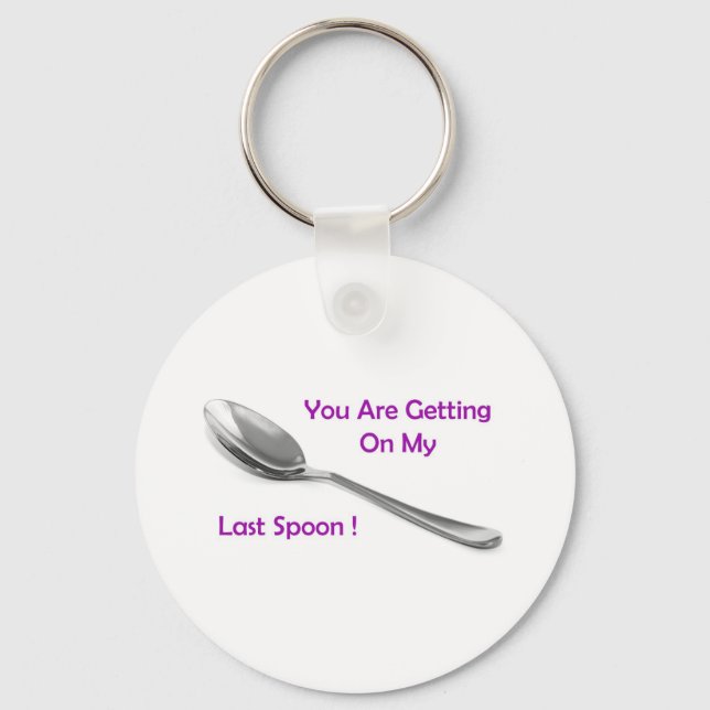 Last Spoon Keychain (Front)