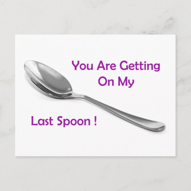 Last Spoon Postcard (Front)