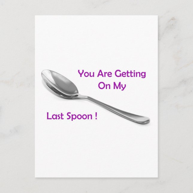 Last Spoon Postcard (Front)