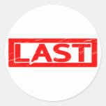 Last Stamp Classic Round Sticker