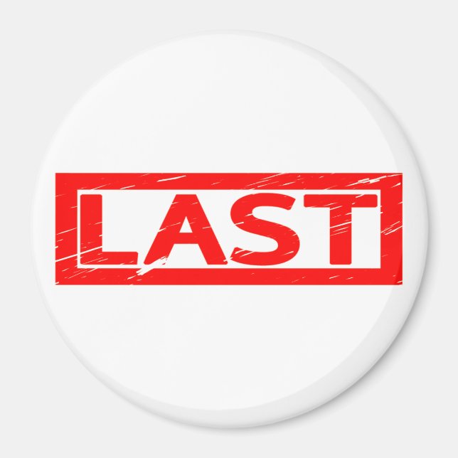 Last Stamp Magnet (Front)