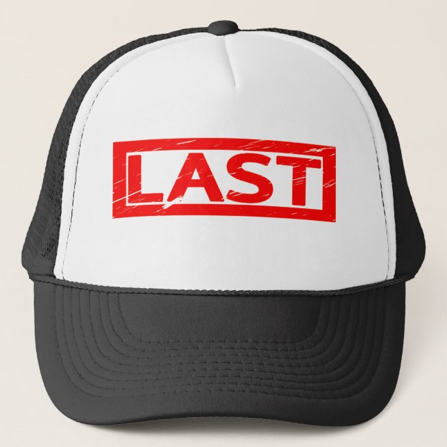 Last Stamp Trucker Hat (Front)