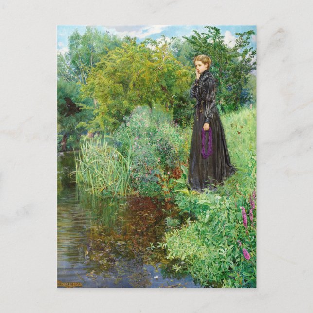 Last Summer Things Were Greener | Byam Shaw Postcard (Front)