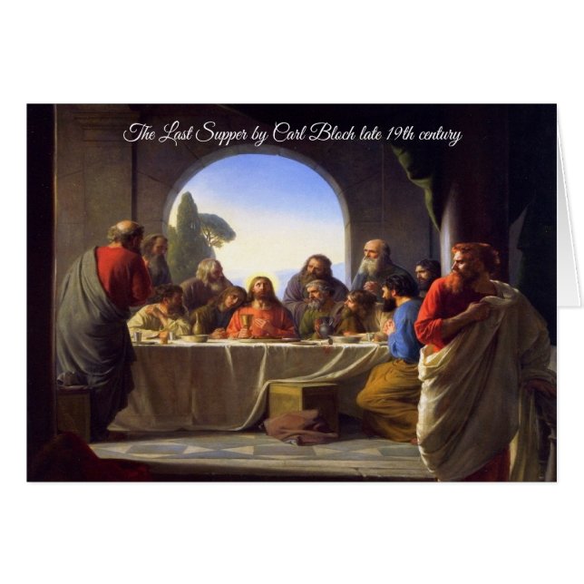 Last Supper Cards (Front Horizontal)