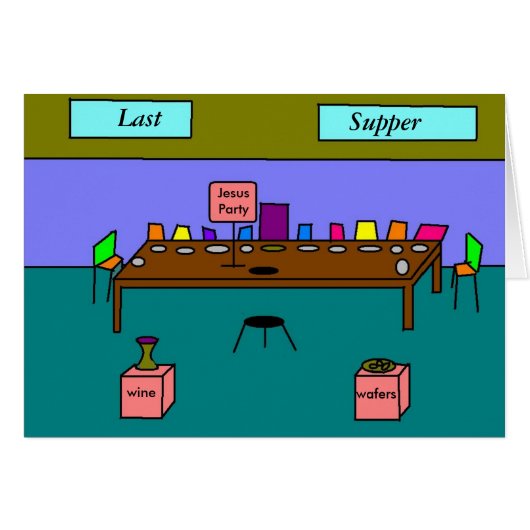 Last Supper Cards (Front Horizontal)
