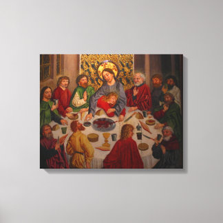 Last Supper - Heinrich Lutzelmann - c1485 Canvas Print