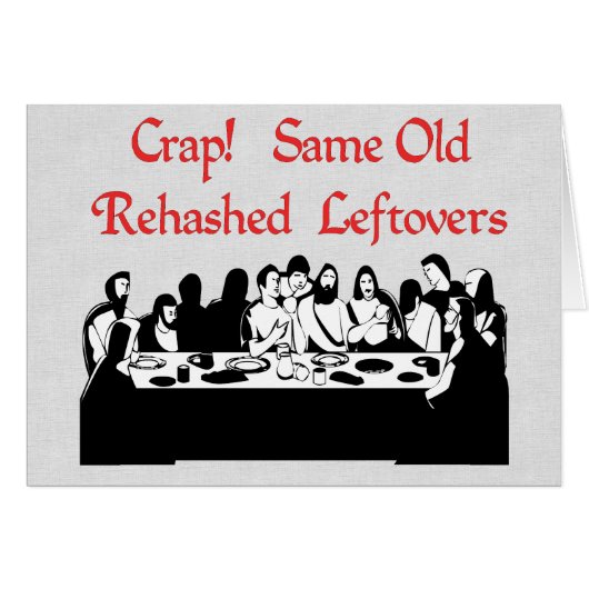 Last Supper Leftovers Cards (Front Horizontal)