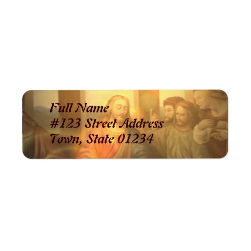 Last Supper Mailing Label