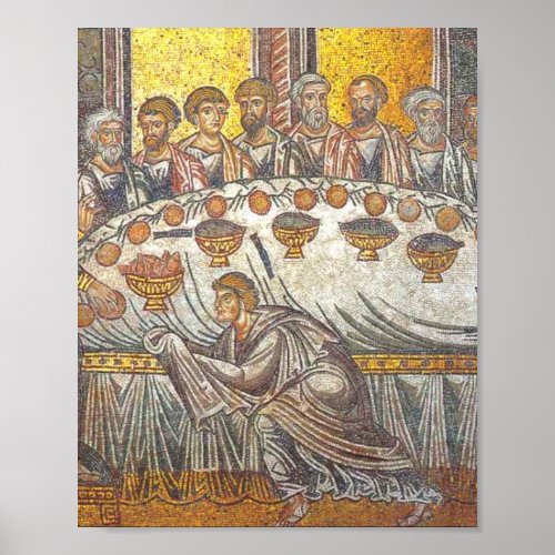 Last Supper Mosaic Poster