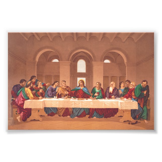 Last Supper of Jesus Christ Photo Print (Front)