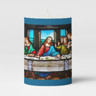 Last Supper Pillar Candle