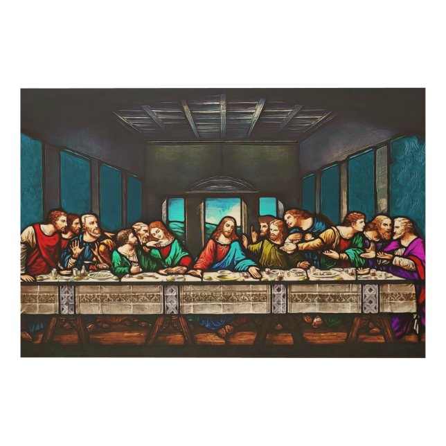 Last Supper Wood Wall Art (Front)