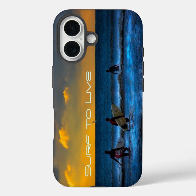Last Surf Of The Day Case-Mate iPhone Case (Back)