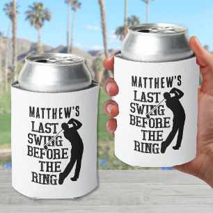 Last Swing Bachelor Party Can Cooler