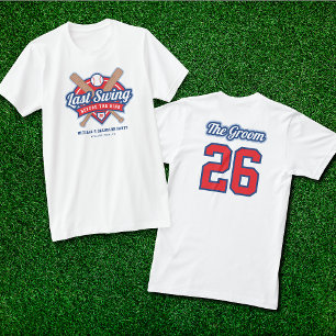 Last Swing Baseball Bachelor Groom T-Shirt