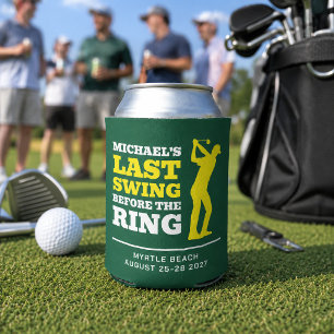 Last Swing Before the Ring Bachelor Can Coolers
