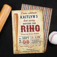 Last Swing Before The Ring! Baseball Bachelorette
