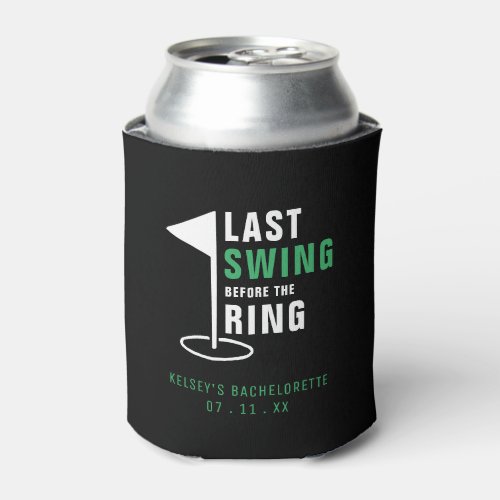 Last Swing Before the Ring Golf Bachelorette Party Can Cooler