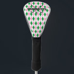 Last Swing Before The Ring Golf Bachelorette Party Golf Head Cover<br><div class="desc">Dress up your clubs for the bride’s big golf game with our Last Swing Before The Ring Golf Head Cover! Featuring a playful pink and green argyle design with a fun, bachelorette-themed twist, this stylish cover keeps your driver protected while adding flair to the fairway. A fun keepsake and functional...</div>