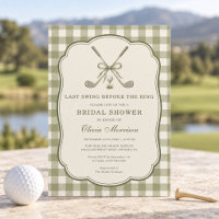 Last Swing Before the Ring Golf Bridal Shower