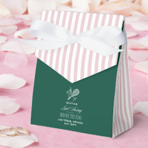 Last Swing Before the Ring green bachelorette Favor Boxes