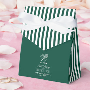 Last Swing Before the Ring green bachelorette Favor Boxes
