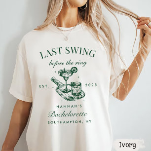 Last Swing Before The Ring Pickleball Bach Weekend T-Shirt