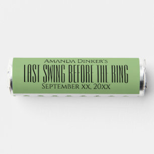 Last Swing Before the Ring Wedding Pickleball Sage Breath Savers® Mints
