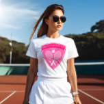 Last swing country clubs tennis Bachelorette T-Shirt<br><div class="desc">Cocktails and country clubs Last swing before the ring tennis country club themed Bachelorette weekend personalized t-shirt monogram initials team bride shirt,  bachelorette shirt photo props bachelorette photoshoot matching shirt</div>