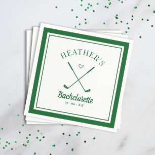 Last Swing Golf Bachelorette Napkins