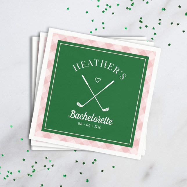 Last Swing Golf Bachelorette Napkins (Creator Uploaded)