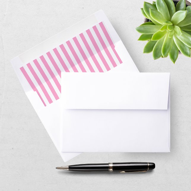 Last Swing Golf Bachelorette Pink Striped Envelope Liner (Creator Uploaded)