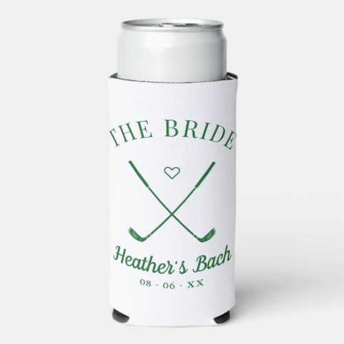 Last Swing Golf Bachelorette Seltzer Can Cooler