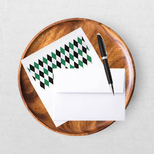 Last Swing Golf Country Club Bachelor Black Green Envelope Liner