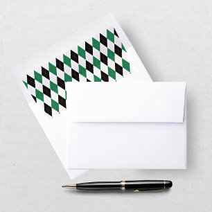 Last Swing Golf Country Club Bachelor Black Green Envelope Liner