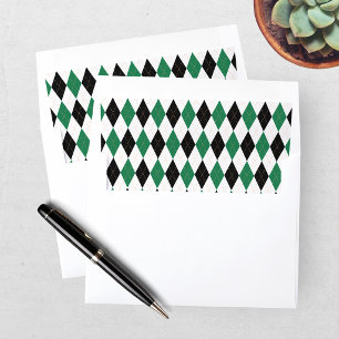 Last Swing Golf Country Club Bachelor Black Green Envelope Liner