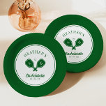 Last Swing Pickleball Bachelorette Paper Plates<br><div class="desc">Cute pickleball themed bach party! Part of a whole collection!</div>
