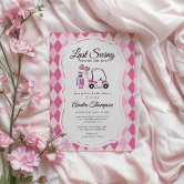 Last swing before the Ring Golf Bridal Shower Invitation