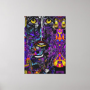 Last Thoughts at the Art Auction - Ken Gage Art Canvas Print