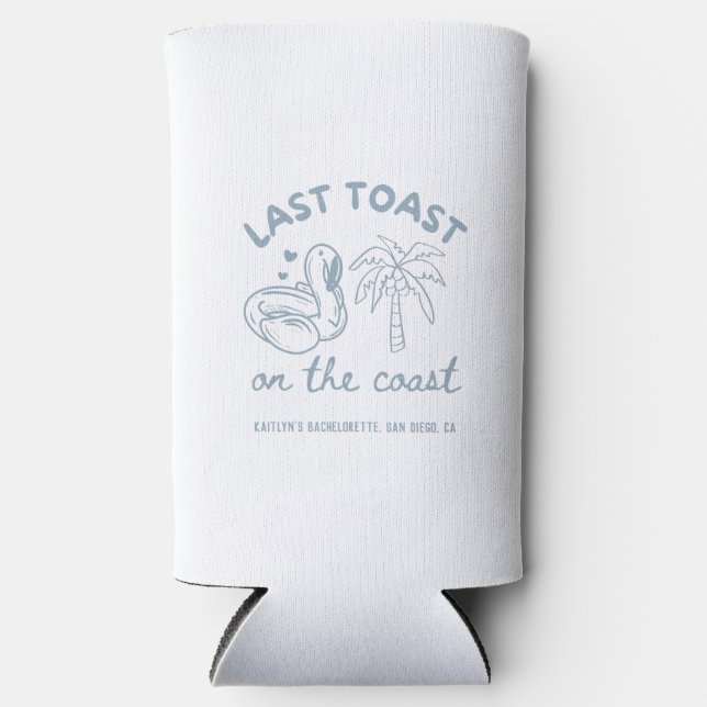 Last Toast Bachelorette Party Can Cooler Favor (Front)
