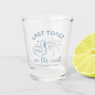 Last Toast Bachelorette Party Shot Glass Favor