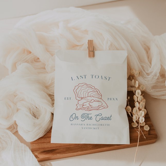 Last Toast on the Coast Bachelorette  Favor Bag (Creator Uploaded)
