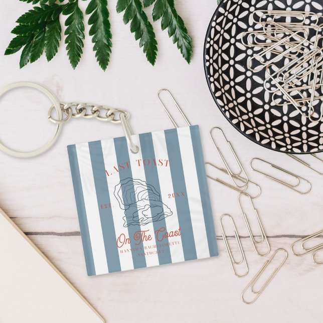 Last Toast on the Coast Bachelorette  Keychain (Creator Uploaded)