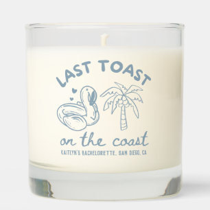 Last Toast on the Coast Bachelorette Party Candle
