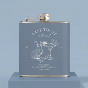 Last Toast On The Coast Bachelorette Party Flask